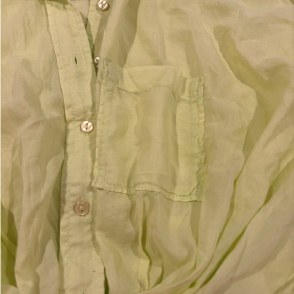 Pilcro Light Green Button-Up Shirt - Picture 5 of 7